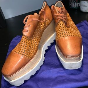 Stella McCartney Mesh Accents Oxfords